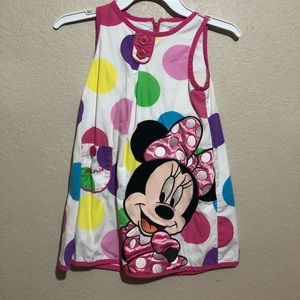 Little girls Minnie Mouse dress